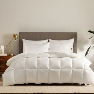Serta Down-Alternative All-Season Comforter – Full/Queen – White Duvet Insert